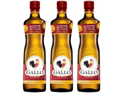 Kit Azeite de Oliva Gallo Tipo Único - 3 Unidades com 500ml Cada - Magazine Ofertaesperta