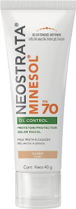 Neostrata Minesol Protetor Solar Facial Oil Control Claro FPS 70 40g