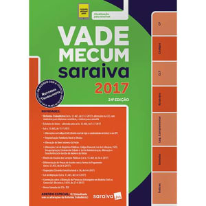 Livro - Vade Mecum Saraiva 2017 24ª Edição