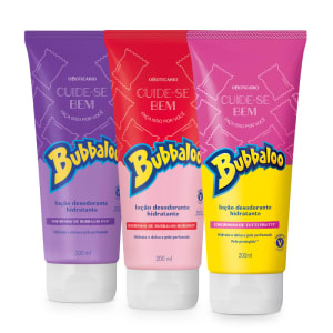 Combo Hidratante Corporal Cuide-se Bem Bubbaloo (3 itens)