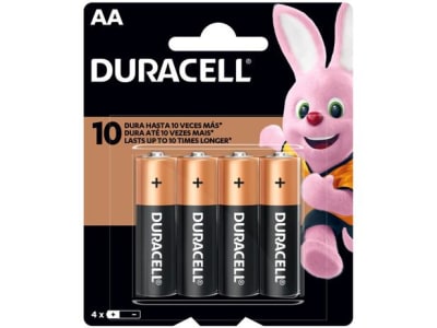 Pilha AA Pequena Alcalina 4 Unidades - Duracell - Magazine Ofertaesperta