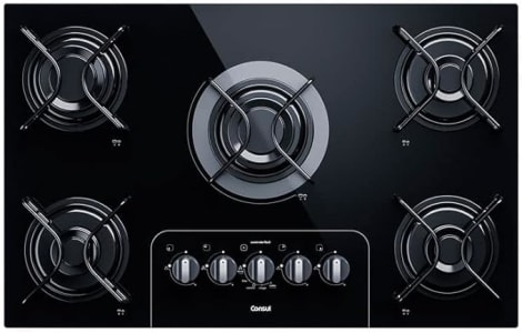 Cooktop 5 bocas Consul com controle fácil e acendimento automático - CD075AE BIVOLT