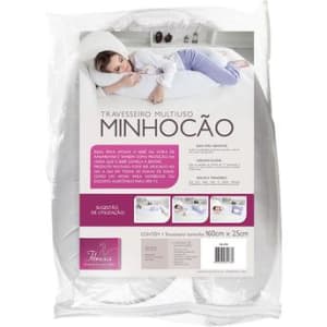 Travesseiro Corpo Minhocão 100% Algodão – Fibrasca