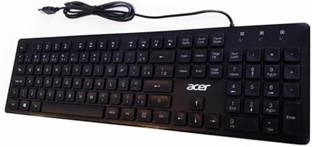 Kit Acer Teclado + Mouse Office Com Cabo Occ300