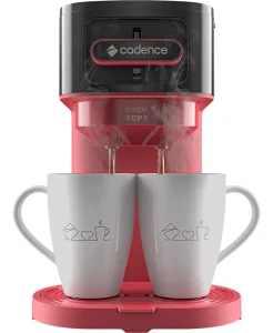 Cafeteira Elétrica Cadence Single Up CAF230 Preto e Vermelho 127V