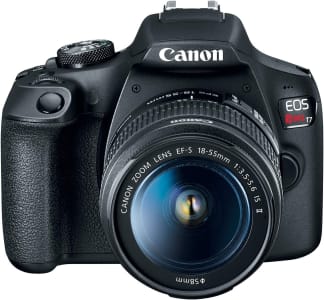 Camera Canon EOS Rebel T7 com lente 18-55mm IS II
