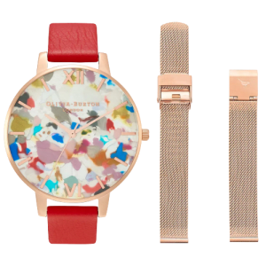 Relógio Olivia Burton Feminino Duas Pulseiras OBGSET152