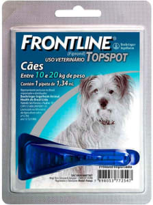  FRONTLINE Antipulgas e Carrapatos Topspot para Cães de 10 a 20kg 