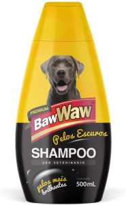 Shampoo para Cães Baw Waw Pelos Escuros 500ml