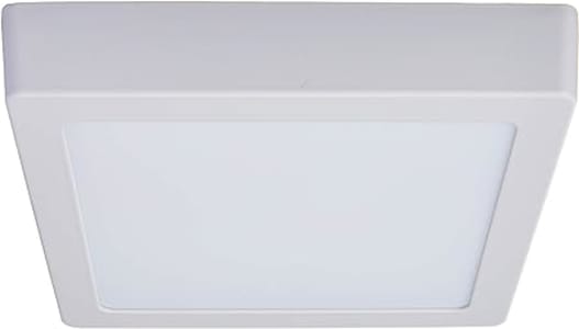 Painel Plafon LED 12W de Sobrepor Quadrado 17cm, Bivolt, 3000k Branco Quente, Avant