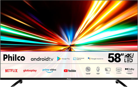 Smart TV Philco 58” PTV58G10AG11SK 4K Android TV HDR