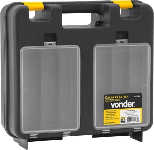 Vonder Caixa Plástica Para Ferramentas - 34 Cm X 34 Cm X 13 Cm Vd-7001