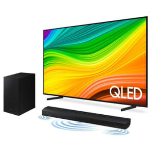 Smart TV 50" QLED 4K 50Q60D 2024 + Soundbar HW-B550/ZD - Samsung - TV 4K Ultra HD - Magazine {{route.pmdStoreName}}Logo LuLogo Magalu