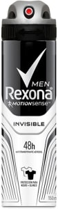 10 Unidades Desodorante Antitranspirante Aerosol Masculino Invisible 72 Horas Rexona 150ml