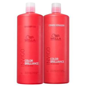 Kit Brilliance Shampoo e Condicionador - Wella - Wella Professionals - Kit Shampoo e Condicionador Profissional - Magazine Ofertaesperta