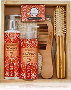 Kit Banho Orgânica Natural Pêssego & Flor de Lótus, Organica