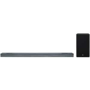 Soundbar LG 500W RMS, DTS X, Dolby Atmos, Bluetooth, Subwoofer Wireless, 4.1.2 Canais - SL9YG