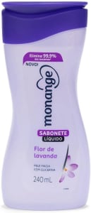 10 Unidades Sabonete Líquido Monange Flor de Lavanda 240ml