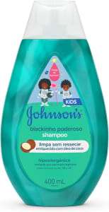 Shampoo Infantil Johnson's Baby Para Cabelos Crespos Blackinho Poderoso - 400ml