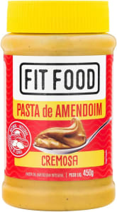 Pasta de Amendoim Cremosa Fit Food 450g