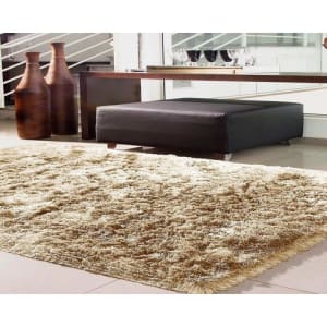 Tapete Agra Marfim 200x250 Cm - Tapetes Corttex