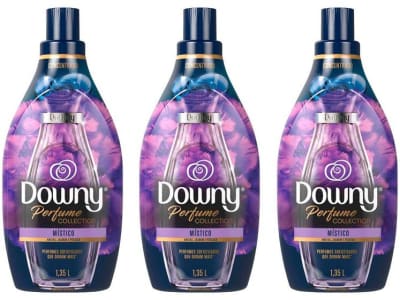 Kit Amaciante Downy Perfume Collection Místico - 3 Unidades - Amaciante