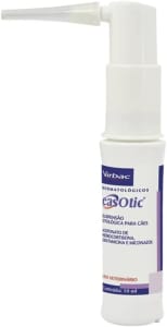 Solução Easotic Virbac de Tratamento Otológico para Cães - 10ml