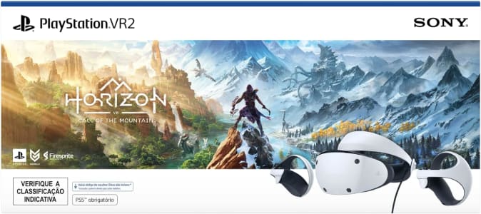 PlayStation VR2 Para Playstation 5 + Jogo Horizon Call of the Mountain - PS5