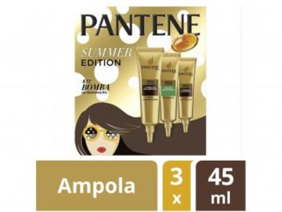 Kit Bomba de Reparação 3 Ampolas - 45ml Pantene