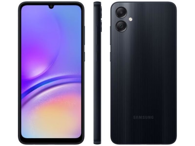 Smartphone Samsung Galaxy A05 128GB Preto 4G Octa-Core 4GB RAM 6,7” Câm. Dupla + Selfie 8MP - Galaxy A05 - Magazine {{route.pmdStoreName}}Logo LuLogo Magalu