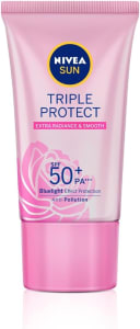 NIVEA SUN Protetor Solar Facial Tripla Proteção Loção Pele Radiante FPS 50 40ml