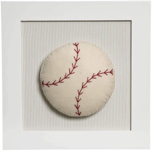 Quadro Infantil Decorativo Bola Beisebol - Potinho de Mel 042