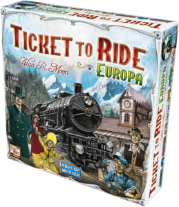 Galápagos, Ticket to Ride: Europa, Jogo de Tabuleiro para Família, 2 a 5 jogadores, 30 min