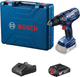 Bosch Parafusadeira E Furadeira De Impacto De ½' Gsb 180-Li 18V Com 1 Bateria 1 Carregador Bivolt E 1 Maleta