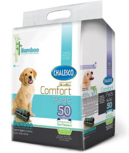 Chalesco Tapete Higiênico Para Cães Confort Bamboo 50 Unidades