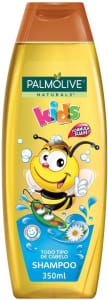 03 Unidades Shampoo Palmolive Naturals Kids Todo Tipo De Cabelo 350Ml