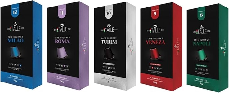 Cápsulas de Café Nespresso Compatível Café Italle 100 Und