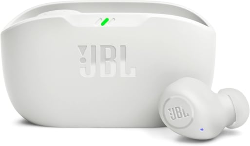 JBL, Fone De Ouvido Sem Fio, Bluetooth, Wave Buds TWS - Branco