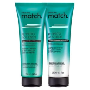 Combo Match Respeito aos Lisos: Shampoo Manutenção + Condicionador Manutenção