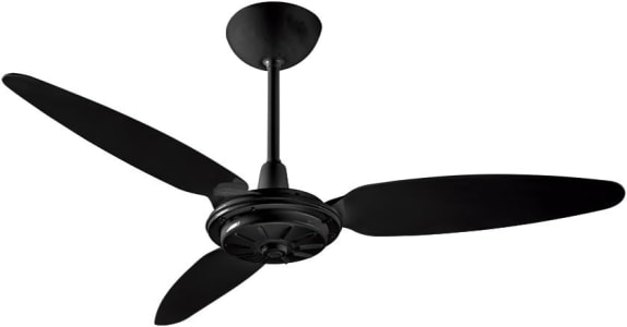 Ventisol Ventilador de Teto Comercial, Preto, 3 Pás, 127V