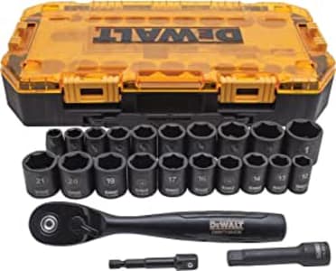 DEWALT Conjunto de soquetes de impacto 23 peças (DWMT74738)