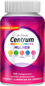 Centrum Multivitamínico Mulher com vitaminas de A a Z 150 cápsulas