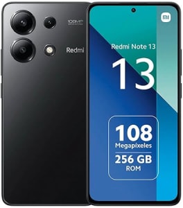 Smartphone Xiaomi Redmi Note 13 4G 8+256 GB, preto