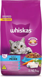 whiskas Ração Whiskas Peixe Para Gatos Adultos 10 1 Kg