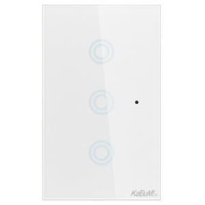 Interruptor KaBuM! Smart, Bivolt, 3 Botões, Branco, 15A, 50/60Hz, Smart Home