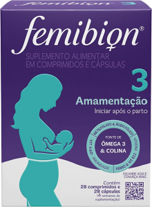 Multivitamínico Femibion 3 para Amamentação 28 Comprimidos e 28 Cápsulas