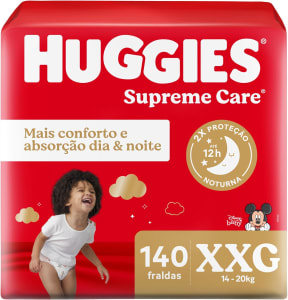 Huggies Fralda Supreme Care XXG 140 Un