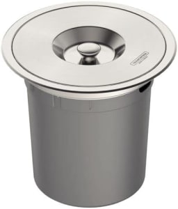 Lixeira De Embutir Com 5 Litros, Tramontina, Inox