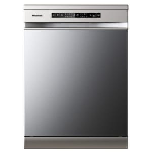 Lava-Louças Hisense Inox com 15 Serviços 08 Programas de Lavagem e Painel Eletrônico - HS643E40XBR