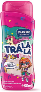 2 Unidades Shampoo Hidrakids Personagem Trá Lá Lá Kids Rosa 480ml